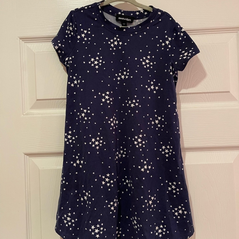 Moon and Stars tshirt dress 5T
